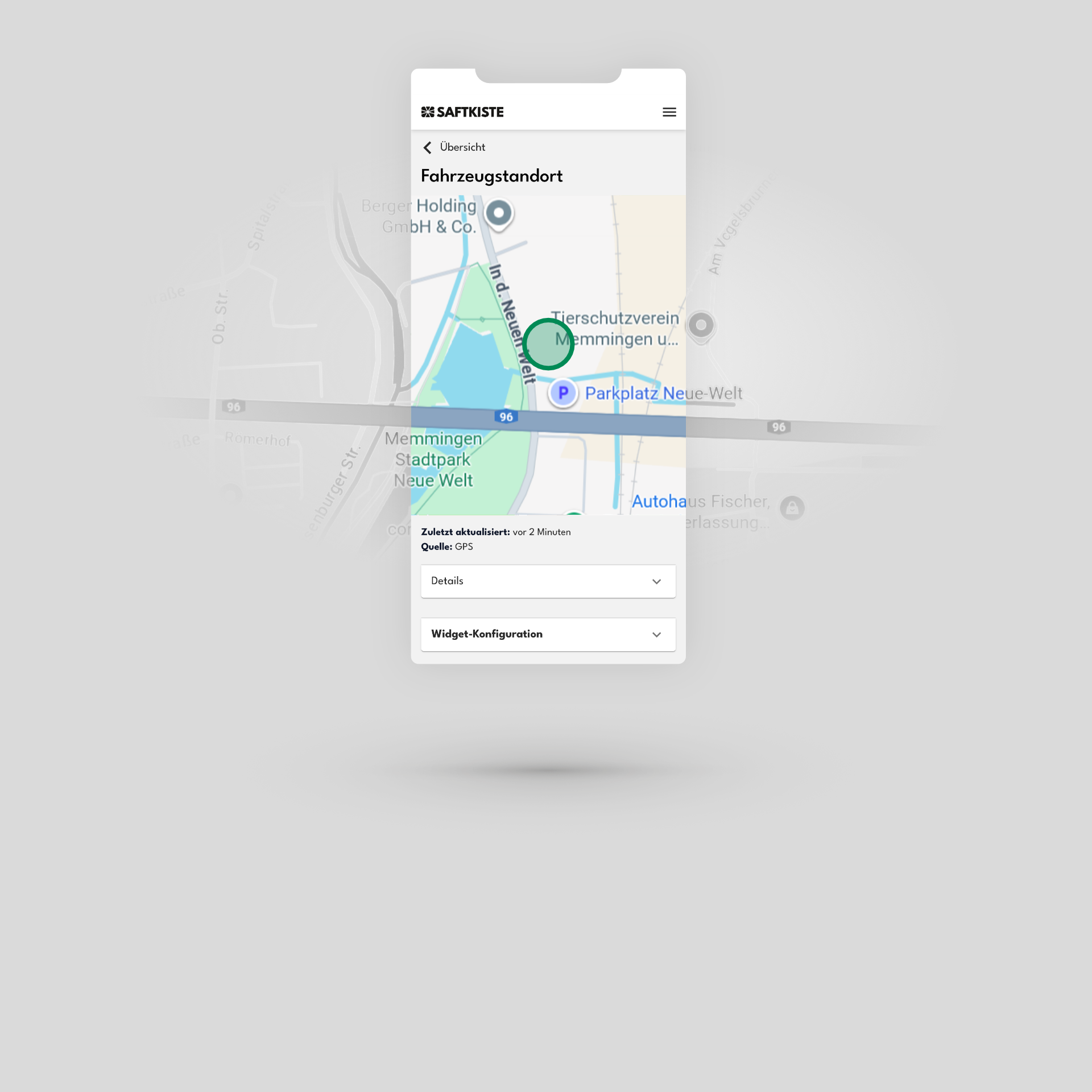 Geofencing mit Live-Tracking und Satellitenortung