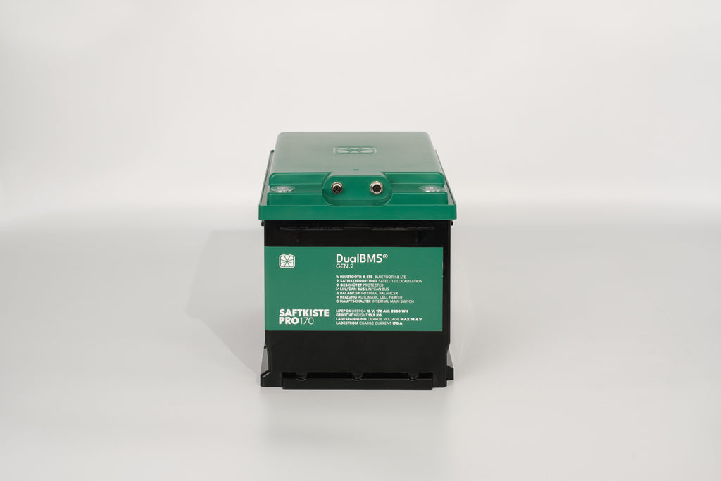 SaftkistePRO | LiFePO4 Batterie | Lithium Batterie für Reisemobile | 170 Ah, 12 V