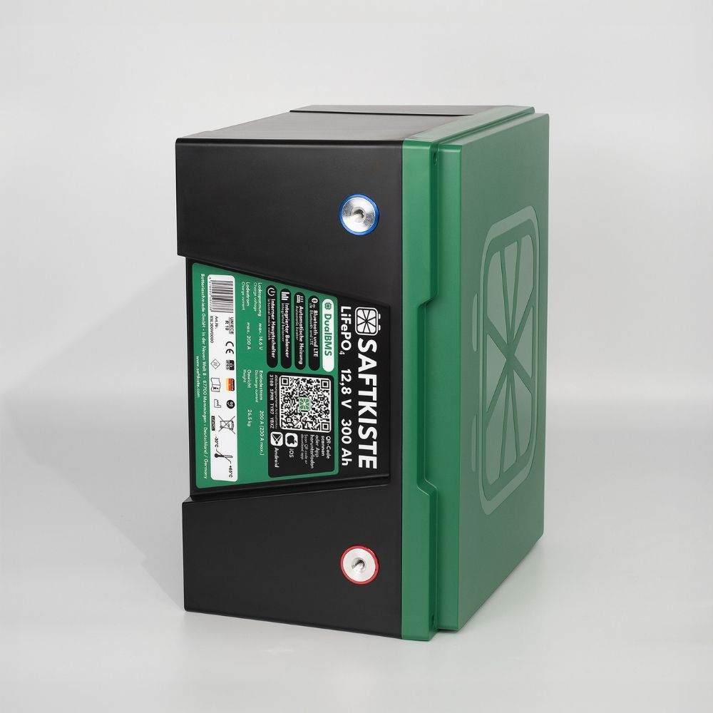 Abbildung 2 der Saftkiste 300 Batteriepole vorn